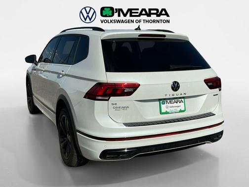 Opal White Pearl 2024 Volkswagen Tiguan 2.0T SE R-Line Black 4MOTION