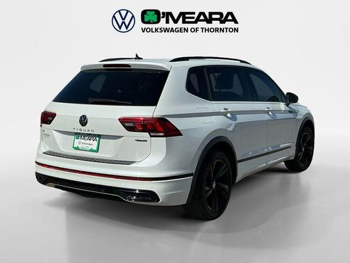 Opal White Pearl 2024 Volkswagen Tiguan 2.0T SE R-Line Black 4MOTION