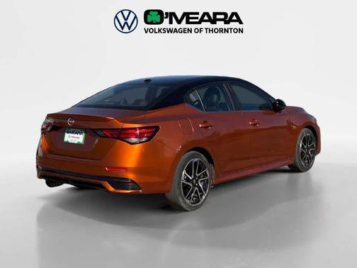 Monarch Orange Metallic/Super Black 2024 Nissan Sentra SR