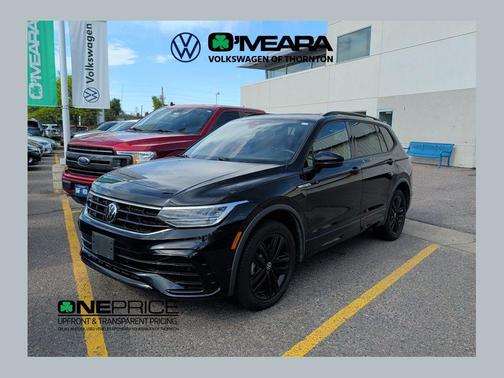 Deep Black 2022 Volkswagen Tiguan 2.0T SE R-Line Black 4MOTION