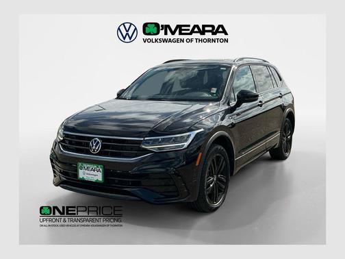 Deep Black 2022 Volkswagen Tiguan 2.0T SE R-Line Black 4MOTION