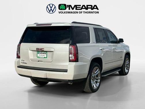 White Frost Tricoat 2018 GMC Yukon SLT