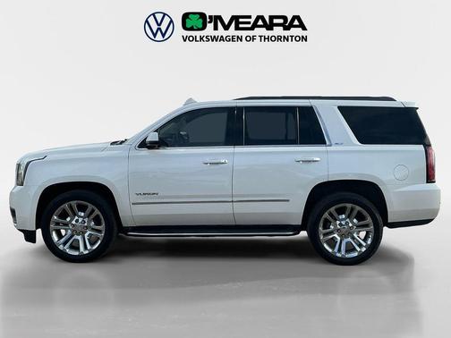 White Frost Tricoat 2018 GMC Yukon SLT