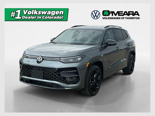 platinum gray metallic 2026 Volkswagen Tiguan 2.0T SE R-Line Black 4MOTION