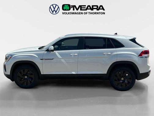 Opal White 2026 Volkswagen Atlas Cross Sport 2.0T SE w/Technology 4MOTION