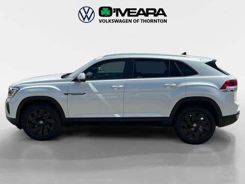 Opal White 2026 Volkswagen Atlas Cross Sport 2.0T SE w/Technology