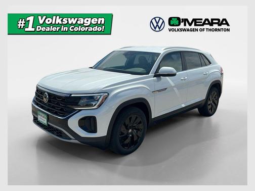Opal White 2026 Volkswagen Atlas Cross Sport 2.0T SE w/Technology 4MOTION
