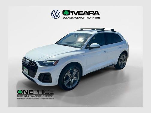 Glacier White Metallic 2025 Audi Q5 45 S line Premium