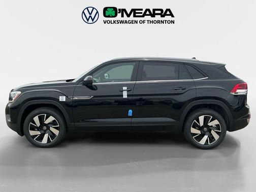 deep black pearl 2026 Volkswagen Atlas Cross Sport 2.0T SE w/Technology 4MOTION
