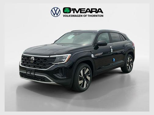 deep black pearl 2026 Volkswagen Atlas Cross Sport 2.0T SE w/Technology 4MOTION