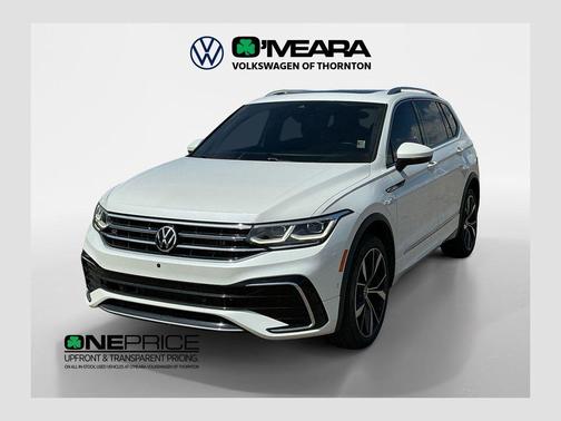 White Pearl 2022 Volkswagen Tiguan 2.0T SEL R-Line 4MOTION