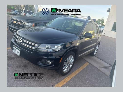 Pearl Black 2015 Volkswagen Tiguan 4MOTION Auto SEL