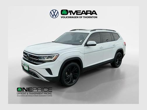 Pure White 2023 Volkswagen Atlas 2.0T SE w/Technology 4MOTION