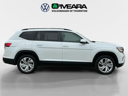 Pure White 2023 Volkswagen Atlas 3.6L SE w/Technology
