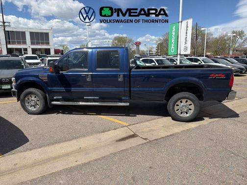 Dark Blue Pearl Clearcoat Metallic 2008 Ford F-350 XLT Crew Cab Super Duty
