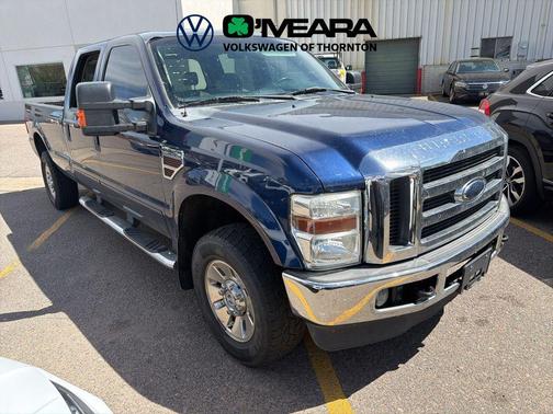 Dark Blue Pearl Clearcoat Metallic 2008 Ford F-350 XLT Crew Cab Super Duty