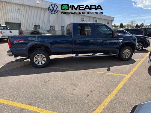 Dark Blue Pearl Clearcoat Metallic 2008 Ford F-350 XLT Crew Cab Super Duty