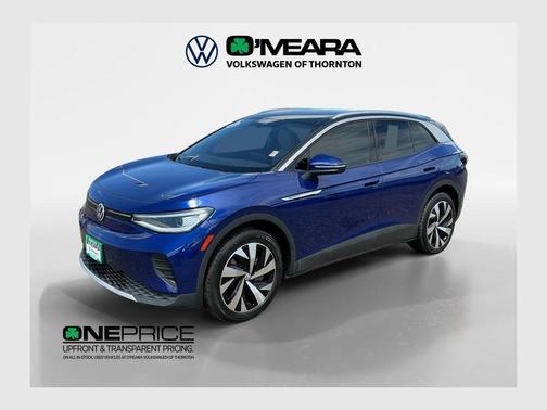 Blue Metallic 2021 Volkswagen ID.4 AWD Pro S