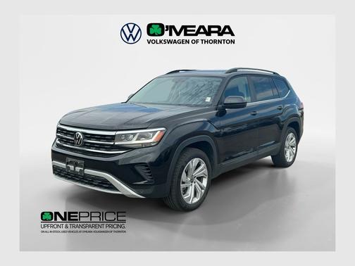 Deep Black Pearl 2023 Volkswagen Atlas 3.6L V6 SE w/Technology