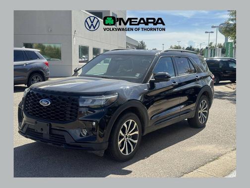 Black Metallic 2025 Ford Explorer ST-Line
