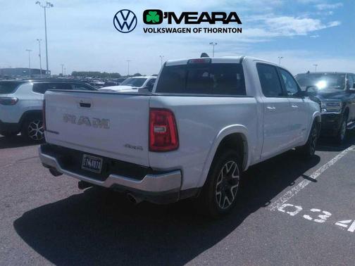 Bright White Clearcoat 2025 RAM 1500 Laramie