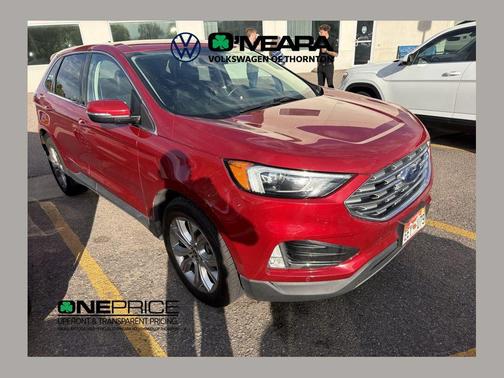 Red Metallic 2023 Ford Edge Titanium