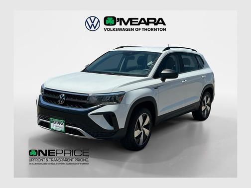 Pure White 2024 Volkswagen Taos 1.5T S