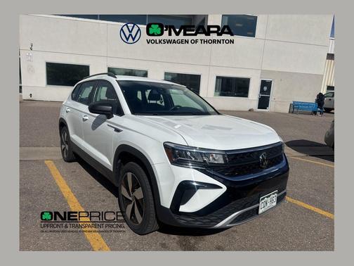 Pure White 2024 Volkswagen Taos 1.5T S