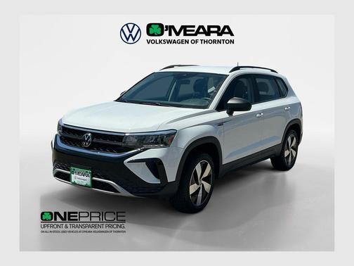 Pure White 2024 Volkswagen Taos 1.5T S