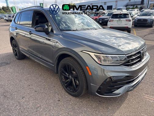 Platinum Gray Metallic 2023 Volkswagen Tiguan 2.0T SE R-Line Black 4MOTION