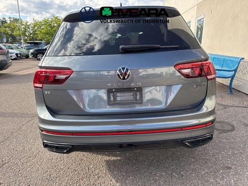 Platinum Gray Metallic 2023 Volkswagen Tiguan 2.0T SE R-Line Black 4MOTION