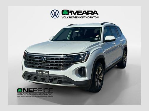 Pure White 2024 Volkswagen Atlas 2.0T SE