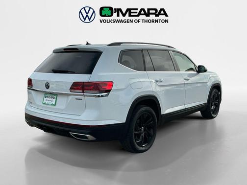 Pure White 2023 Volkswagen Atlas 3.6L SE w/Technology