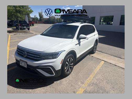 Pure White 2022 Volkswagen Tiguan 2.0T S