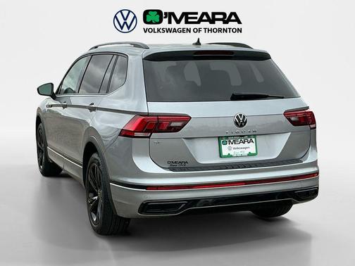 Silver Metallic 2023 Volkswagen Tiguan 2.0T SE R-Line Black