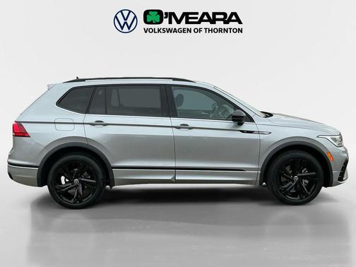 Silver Metallic 2023 Volkswagen Tiguan 2.0T SE R-Line Black