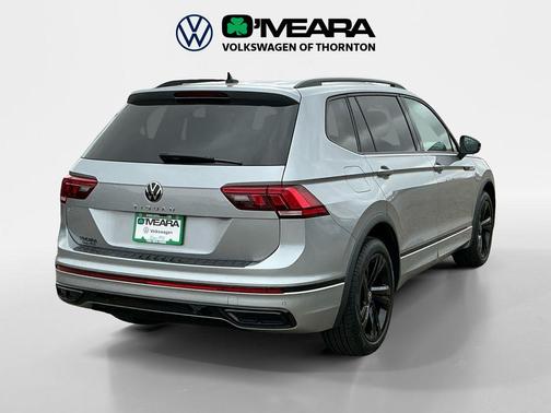 Silver Metallic 2023 Volkswagen Tiguan 2.0T SE R-Line Black