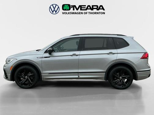 Silver Metallic 2023 Volkswagen Tiguan 2.0T SE R-Line Black