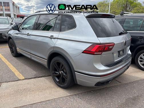 Silver Metallic 2023 Volkswagen Tiguan 2.0T SE R-Line Black