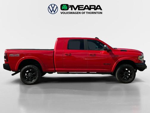 Flame Red Clearcoat 2022 RAM 2500 Laramie Mega Cab 4x4 6'4' Box