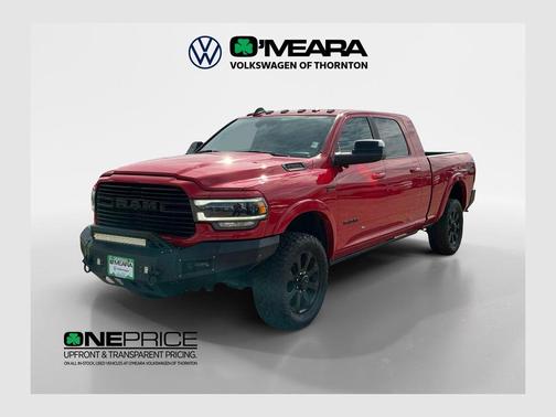 Flame Red Clearcoat 2022 RAM 2500 Laramie Mega Cab 4x4 6'4' Box