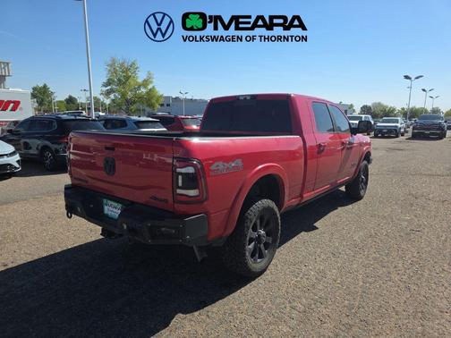 Flame Red Clearcoat 2022 RAM 2500 Laramie Mega Cab 4x4 6'4' Box