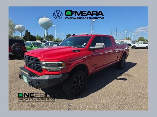 Flame Red Clearcoat 2022 RAM 2500 Laramie Mega Cab 4x4 6'4' Box