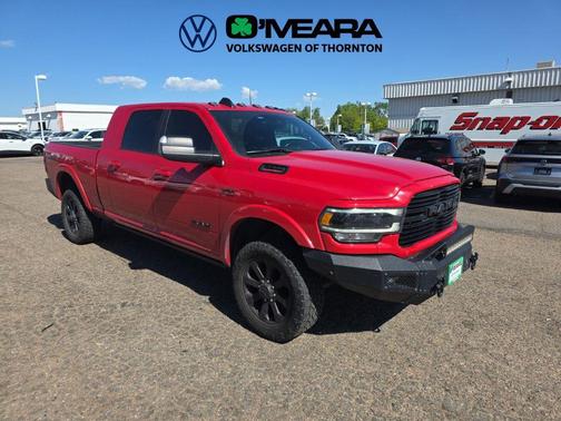 Flame Red Clearcoat 2022 RAM 2500 Laramie Mega Cab 4x4 6'4' Box