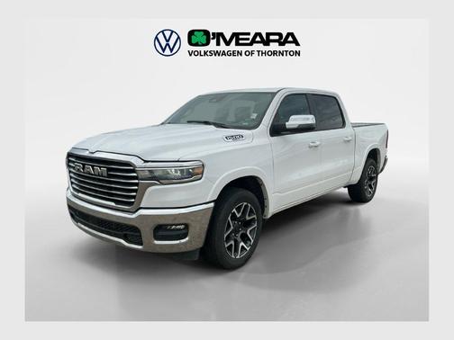 Bright White Clearcoat 2025 RAM 1500 Laramie