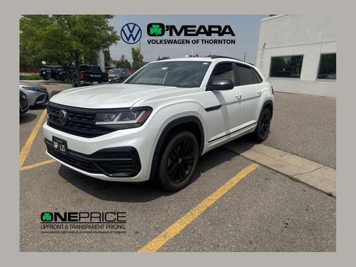Opal White Pearl 2023 Volkswagen Atlas Cross Sport 2.0T SEL