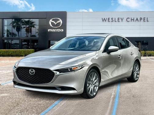 Platinum Quartz Metallic 2026 Mazda Mazda3 FWD w/Preferred Package