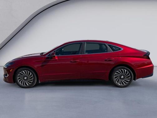 Red 2023 Hyundai SONATA Hybrid Limited