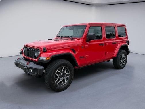 Firecracker Red Clearcoat 2025 Jeep Wrangler Sahara