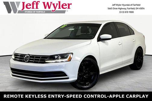 Pure White 2018 Volkswagen Jetta 1.4T S
